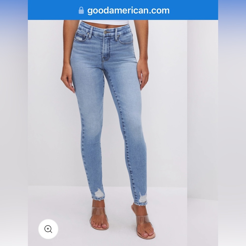 Good American Jeans, Soft-tech good legs skinny jeans size 10/30